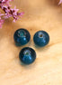 Bead green - glass bead round