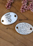 Tussenzetsel DQ zilver keep calm met hart