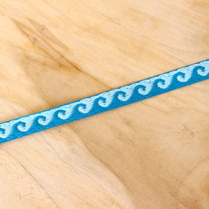 Lint waves blauw