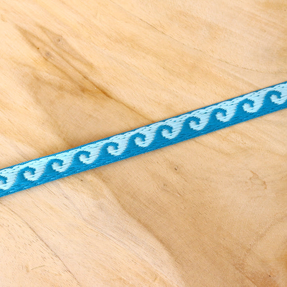 Lint waves blauw