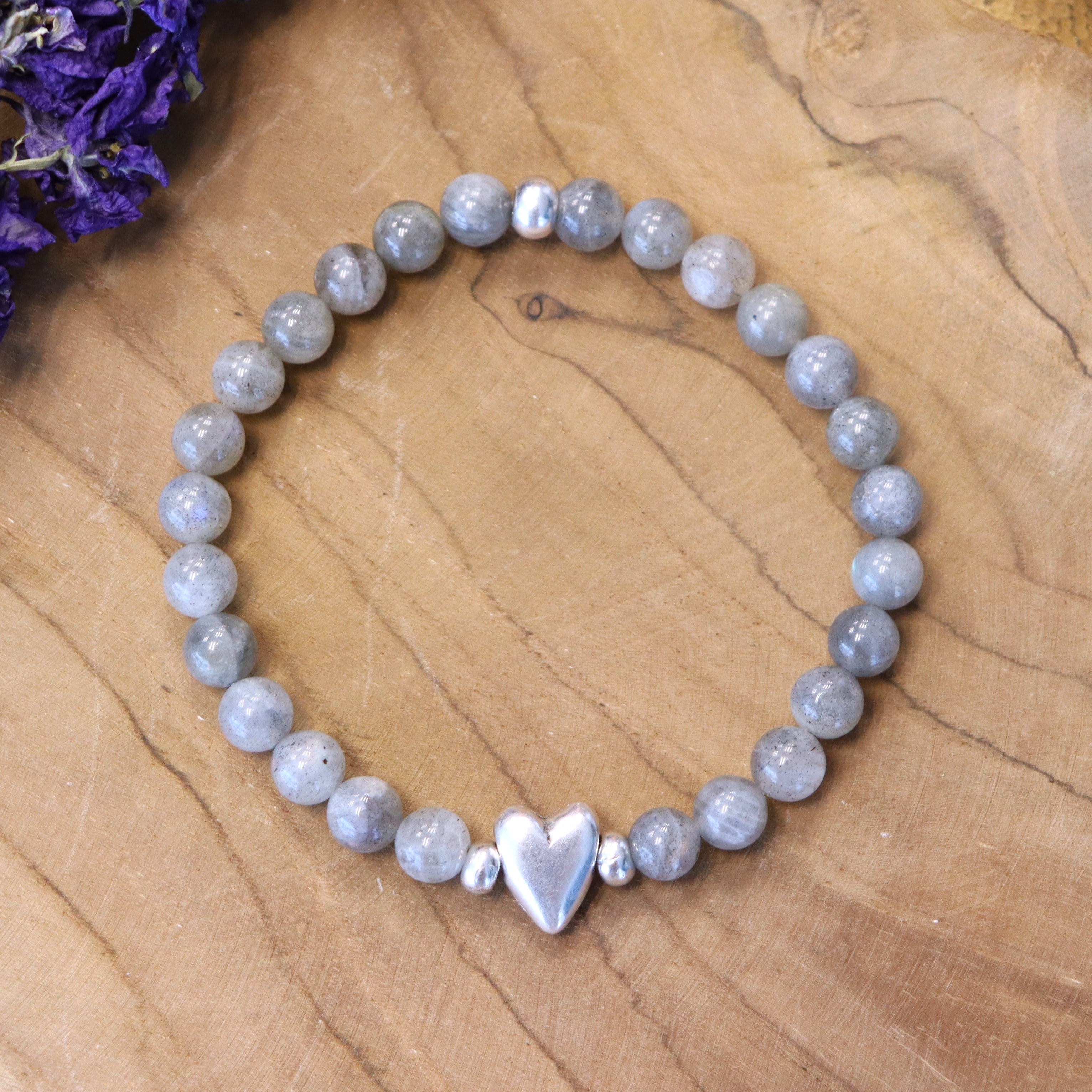 Bracelet with labradorite