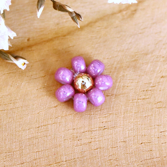 Miyuki Blume lila-gold