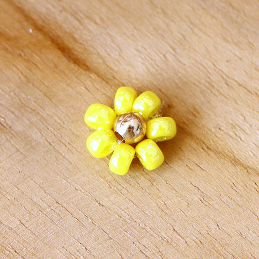 Miyuki Blume gelb-gold