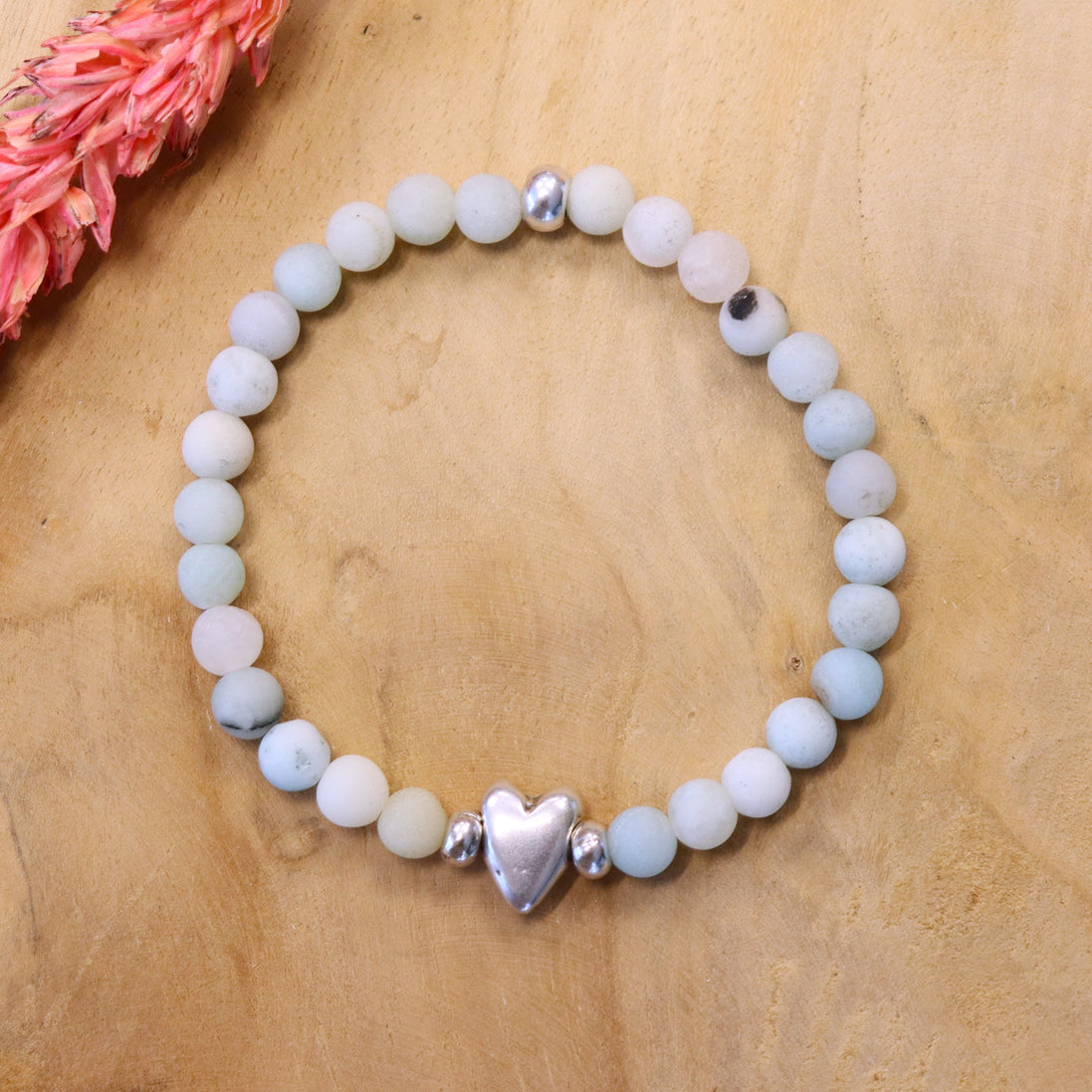 Bracelet with amazonite