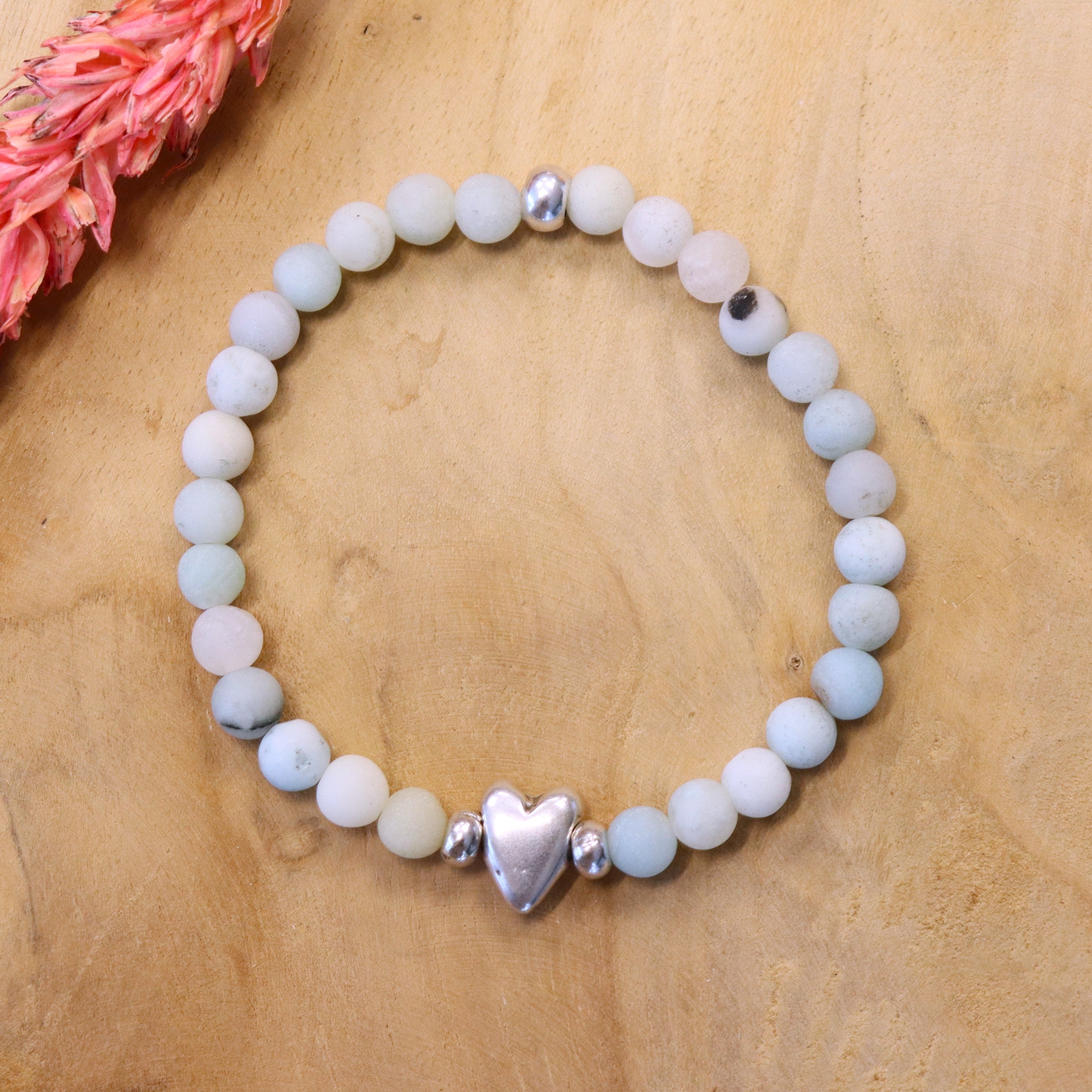 Bracelet with amazonite