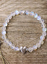 Bracelet with moonstone