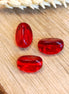 Perle rot - Glasperlen Nugget