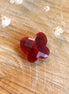 Bead red - facet butterfly