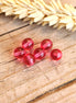 Bead pink - glass bead round