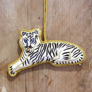 Ornament witte tijger