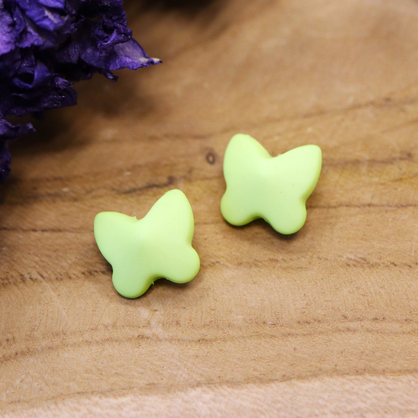 Bead yellow - butterfly neon