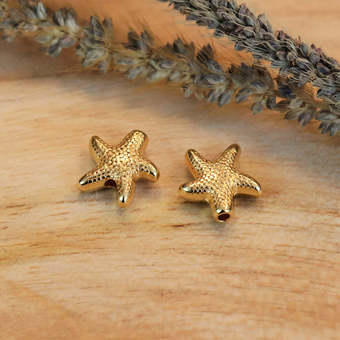 Bead DQ GOLD starfish