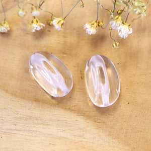 Kraal crystal - glaskraal met drie vlakken