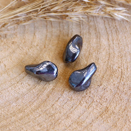 Bead black - nugget metallic