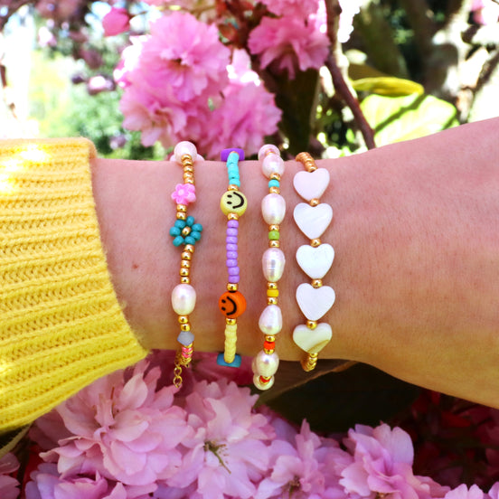 Miyuki armband met zoetwaterparels