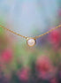 Gold plated ketting - maansteen