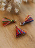 Satin tassel 10mm Rainbow