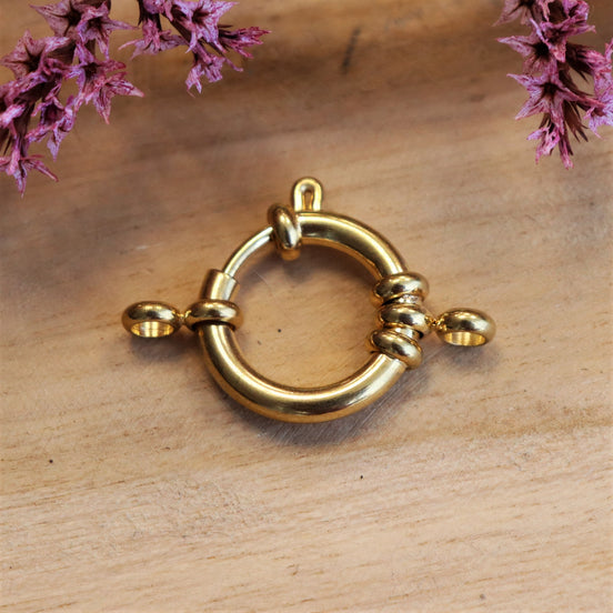 Boeislot stainless steel goud