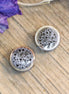 Bead grey - ceramic round small