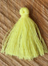 Satin tassel 30 mm lemon ice