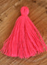 Satin tassel 30mm carnation