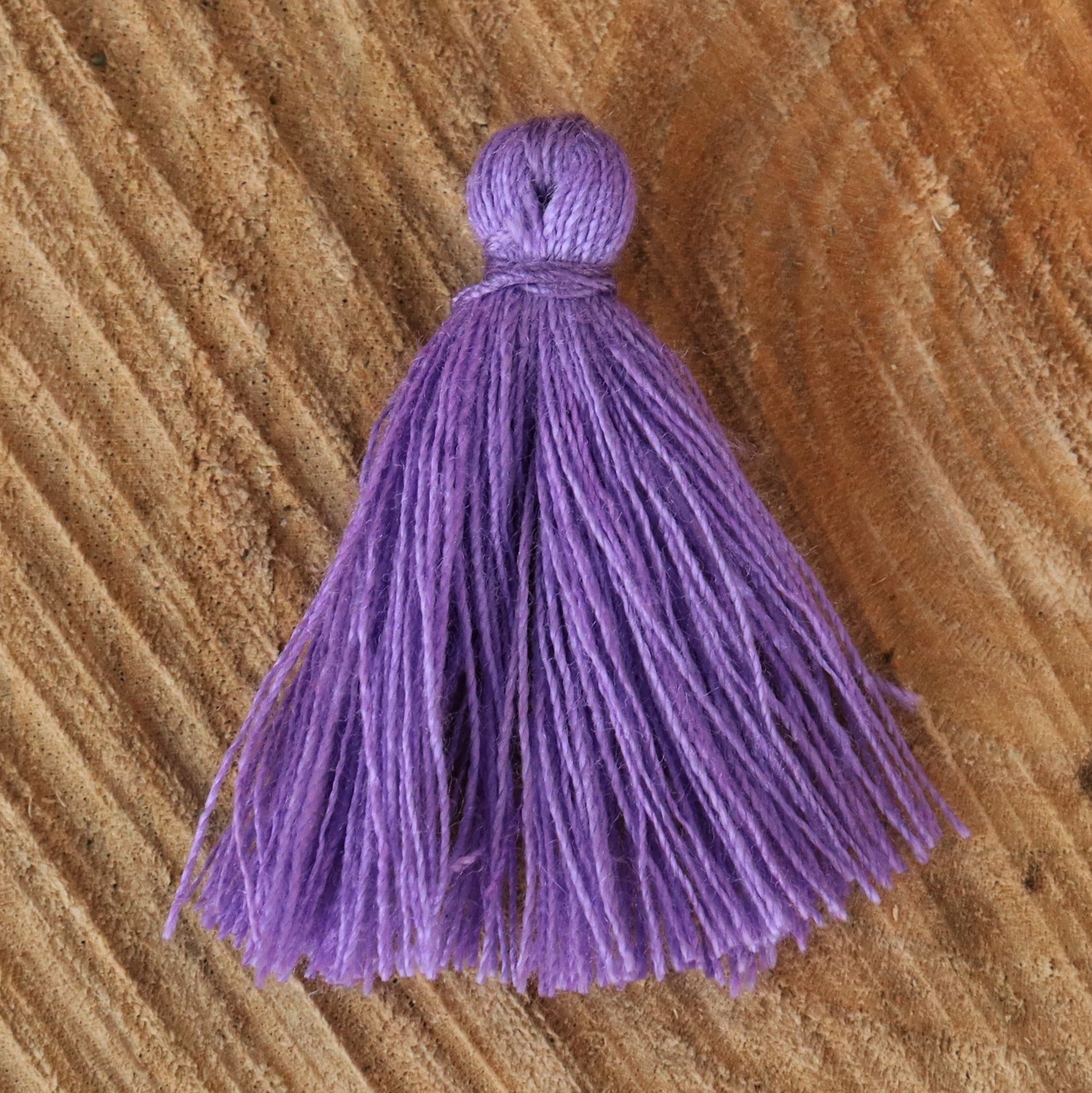 Satin tassel 30mm purple