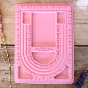 Roze kralenbord