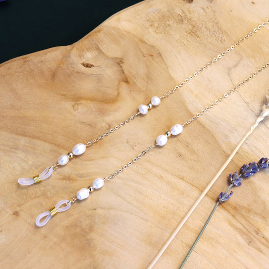 Sonnenbrillenkordel mit Perlen