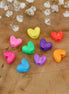 Regenboog hartjes kralen - 10 gram