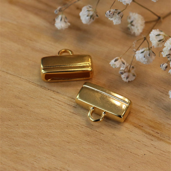 Endkappe DQ GOLD für 13mm Leder