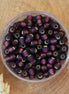 MR6-13F Silverlined matte dark smokey amethyst 10 grams