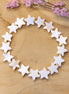 Bracelet with shell stars
