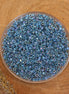 DB-58 Marineblauer Kristall AB mit Linien, 5 Gramm