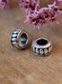 Kraal DQ zilver ring met dots