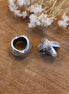 Kraal DQ zilver kruis met print