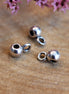 Kraal DQ zilver klein component met oog