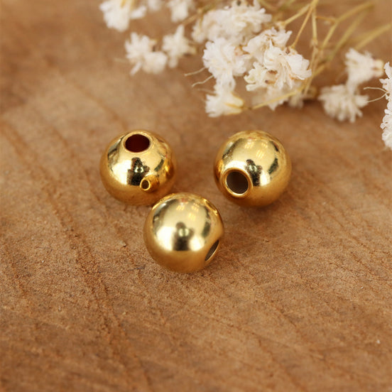 Perle DQ GOLD rund 8mm