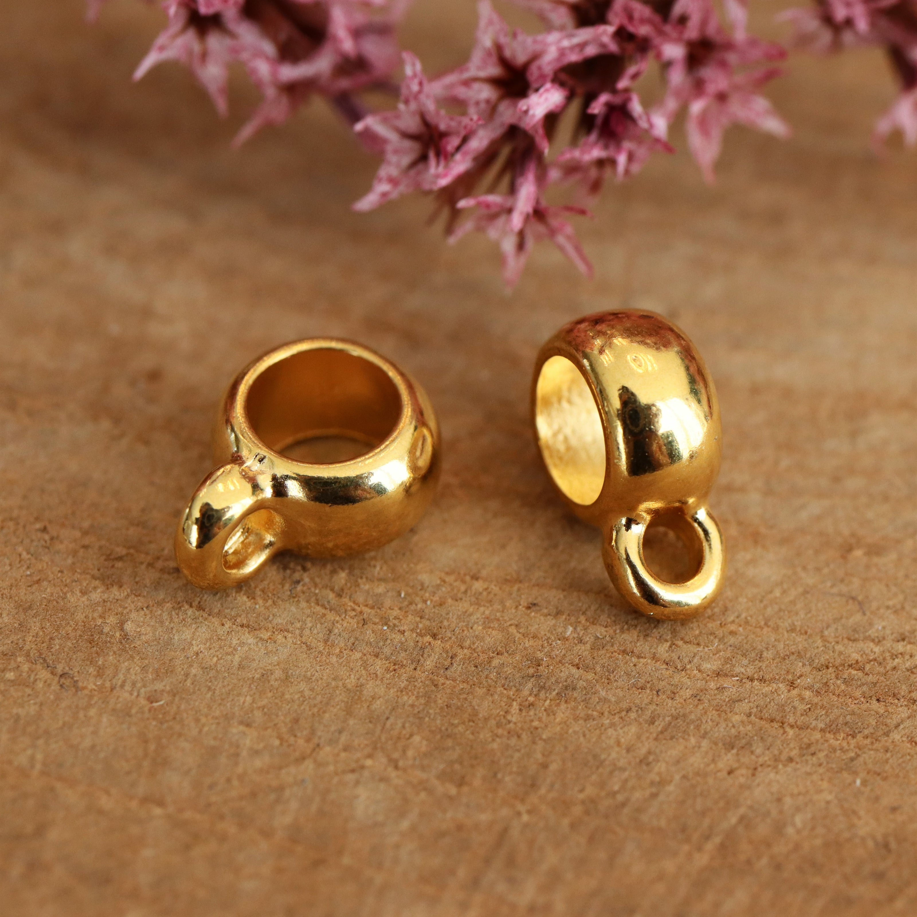 Bead DQ GOLD component with eye