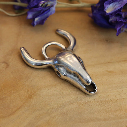 DQ silver bull charm