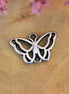 DQ silver butterfly charm