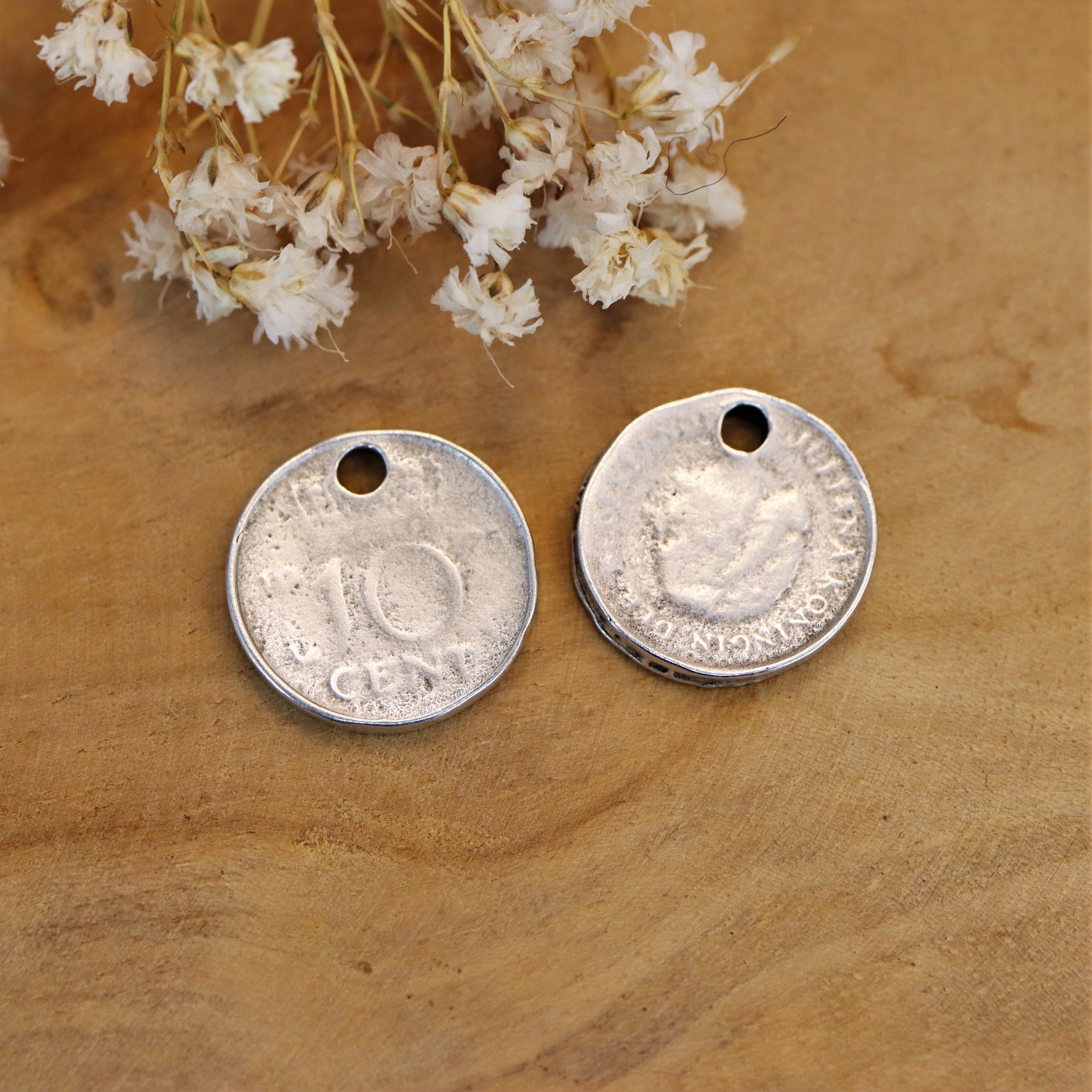 DQ silver charm 10 cents