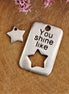 Bedel DQ zilver you shine like a star