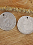 DQ silver rijksdaalder pendant