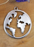 Bedel DQ zilver wereldbol