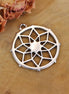 DQ silver dream catcher charm