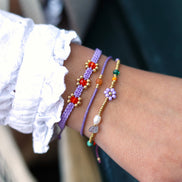 Delica bracelet with yellow aventurine