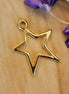 DQ GOLD pendant large openwork star