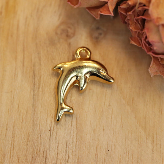 DQ GOLD Delphin-Anhänger