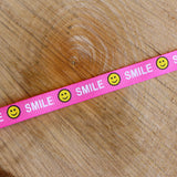 Smiley lint - roze