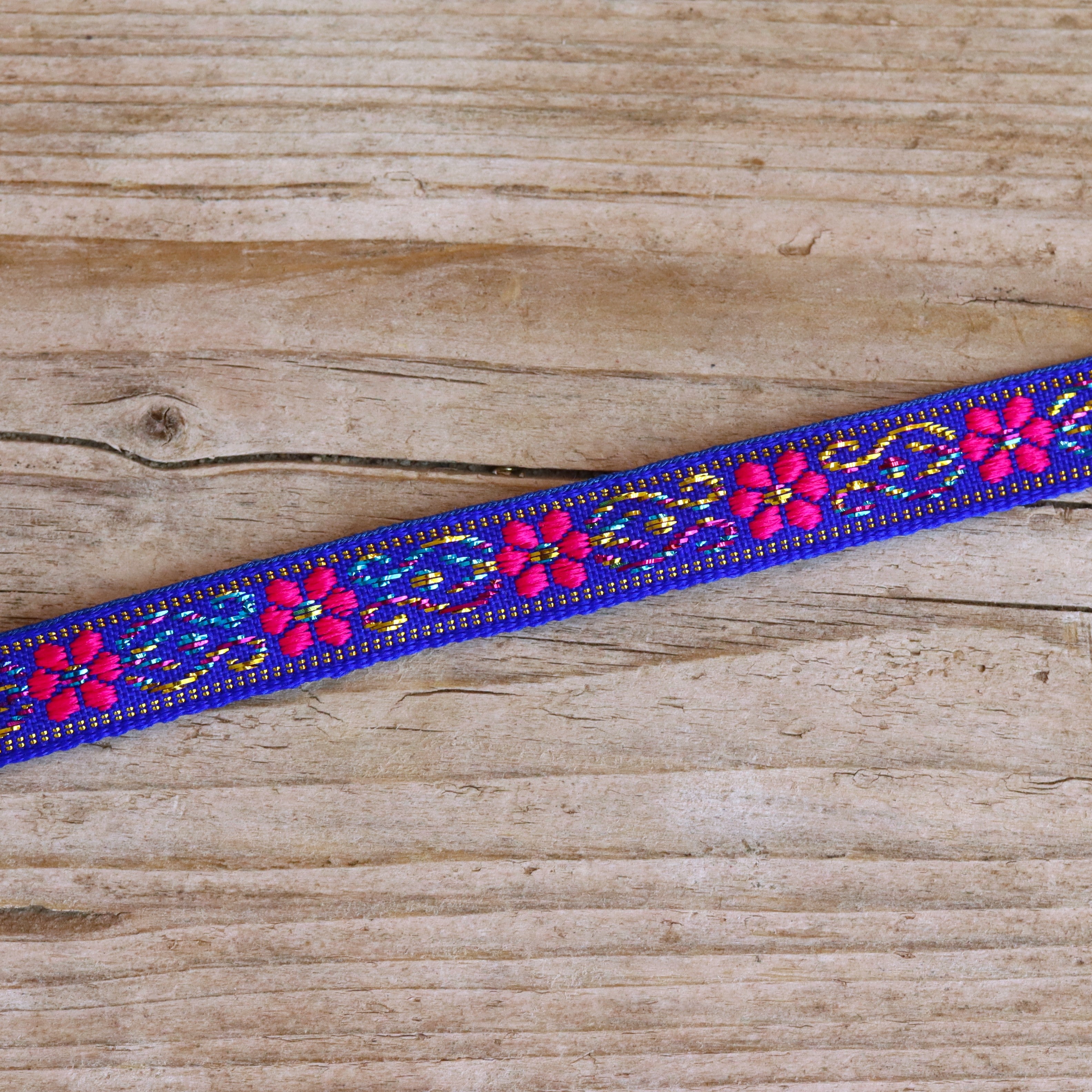 Flower ribbon - blue